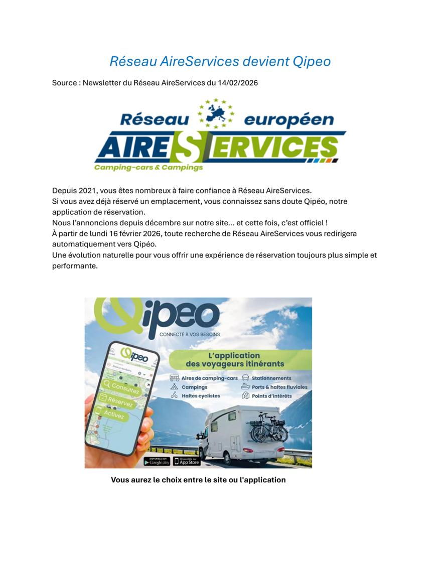 Aires de service